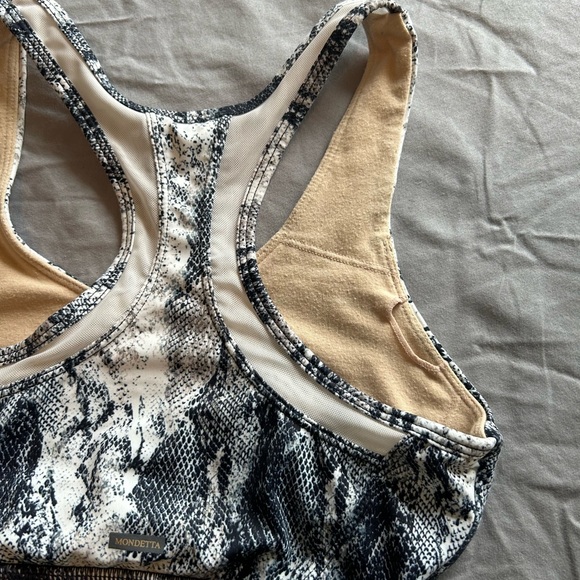 Mondetta Black and White Snake Print Leggings - Picture 5 of 9